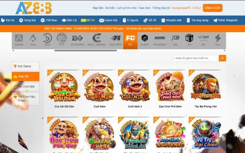 Hướng dẫn các bước tham gia trò chơi nổ hũ của cải dồi dào tại AZ888 Hướng dẫn các bước tham gia trò chơi nổ hũ của cải dồi dào tại AZ888